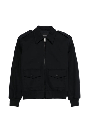A.P.C. Police flap-pocket jacket - Blue