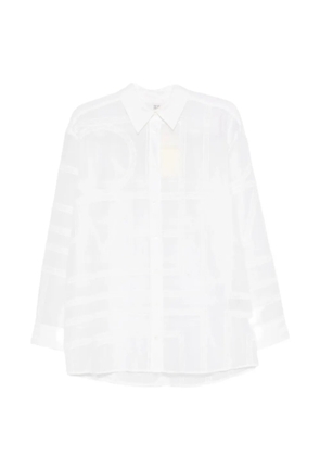 TOTEME geometric-pattern shirt - White
