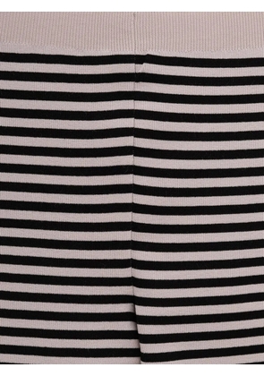 Gimaguas striped cycling shorts - Neutrals