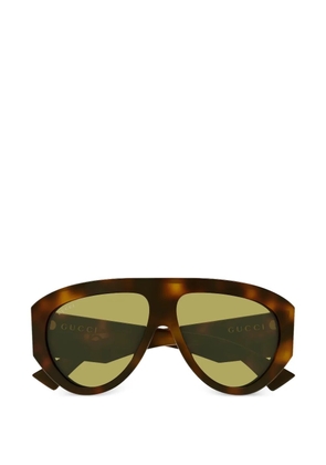 Gucci Eyewear pilot sunglasses - Brown