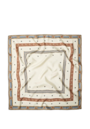 Versace printed scarf - Neutrals