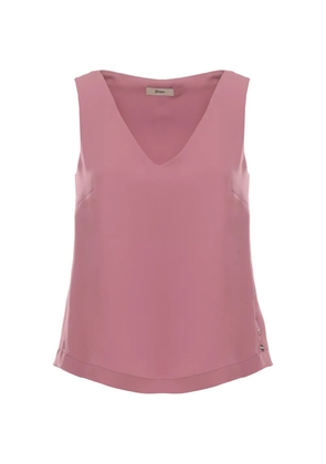 Herno V-neck sleeveless blouse - Pink