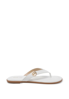 Michael Michael Kors Erin logo sandals - White