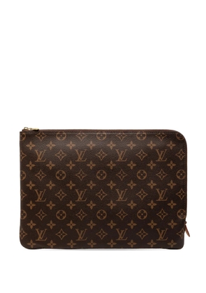 Louis Vuitton Pre-Owned 2018 Monogram Etui Voyage MM clutch bag - Brown