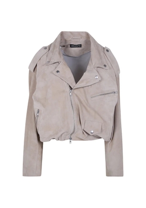 DRHOPE suede jacket - Neutrals