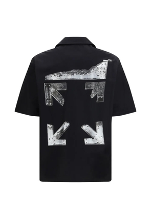 Off-White arrow-detail short-sleeve shirt - Black