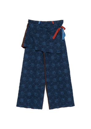 YANYAN KNITS June trousers - Blue
