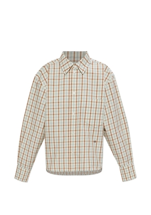 Victoria Beckham check pocket shirt - Neutrals