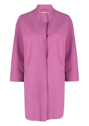 Herno concealed-fastening coat - Pink