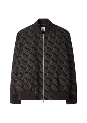 Paul Smith rabbit-patterned zip bomber jacket - Grey