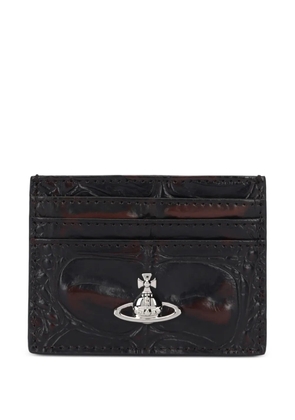Vivienne Westwood embossed card holder - Brown