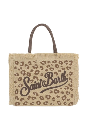 MC2 Saint Barth Colette fringed shoulder bag - Neutrals