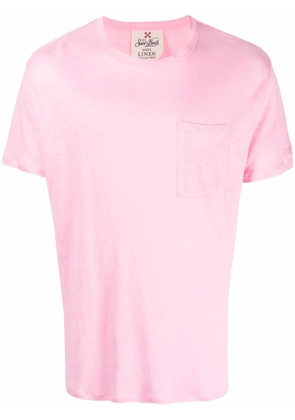 MC2 Saint Barth patch-pocket T-shirt - Pink