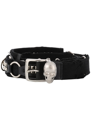 Philipp Plein double layered belt - Black