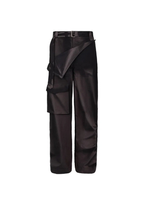 JiyongKim quilted trousers - Black