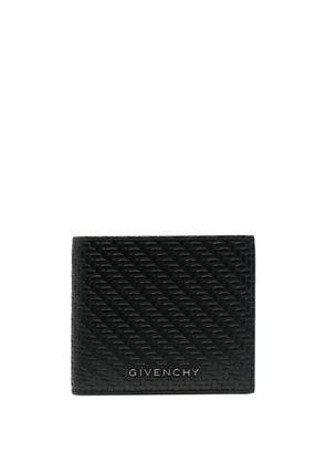 Givenchy textured leather folding wallet - Black