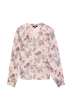 PAIGE Lula floral-print shirt - Pink