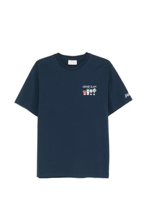 MC2 Saint Barth Portofino embroidered T-shirt - Blue