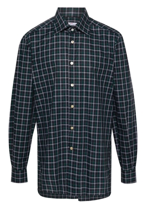 Kiton checked cotton shirt - Green