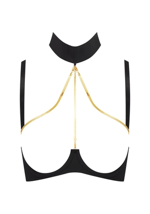 Maison Close jewellery bra - Black