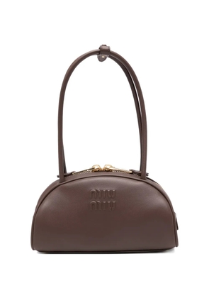 Miu Miu Bauletto embossed tote bag - Brown