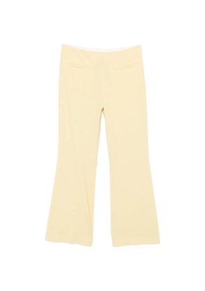 Semicouture flared trousers - Yellow