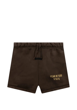 FEAR OF GOD ESSENTIALS elasticated shorts - Brown