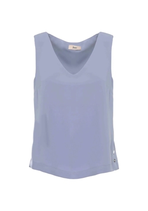 Herno button-detail blouse - Blue