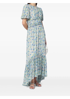 MALINA floral-print maxi dress - Blue