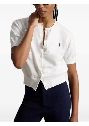 Polo Ralph Lauren buttoned logo cardigan - White