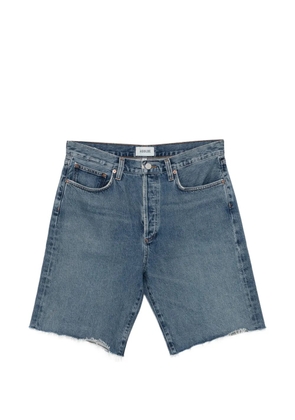 AGOLDE Anson frayed shorts - Blue