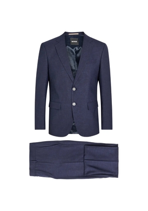BOSS single-breasted suit - Blue