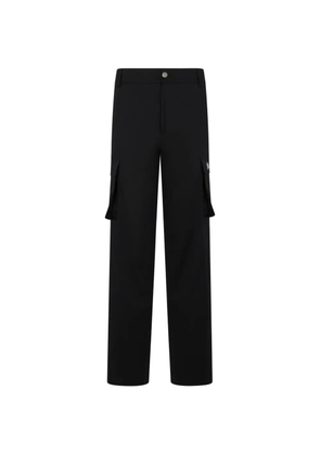 Billionaire gabardine cargo trousers - Black