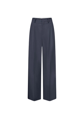 ROSSI Noa pleated trousers - Blue