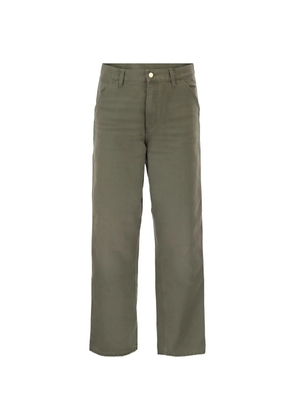 Carhartt WIP Single Knee cotton jeans - Green