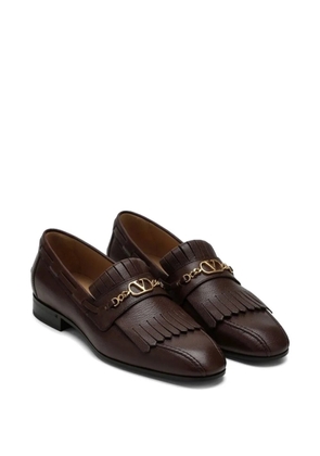 Valentino Garavani VLogo Signature tassel loafers - Brown