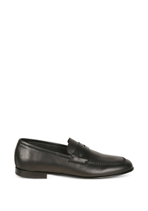 Baldinini leather penny loafers - Black
