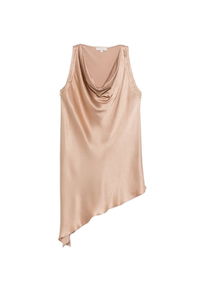 Antonelli Becky embellished draped blouse - Neutrals