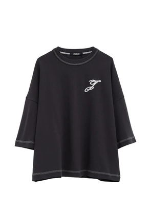 Jacquemus contrast-stitching T-shirt - Blue