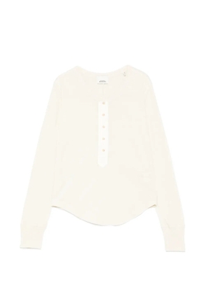 ISABEL MARANT button T-shirt - Neutrals
