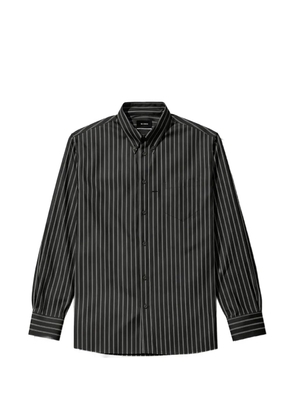 Willy Chavarria Veterano striped pocket shirt - Black