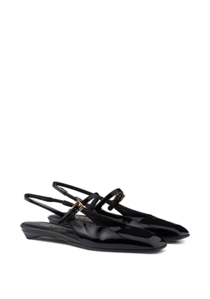 Prada slingback leather pumps - Black