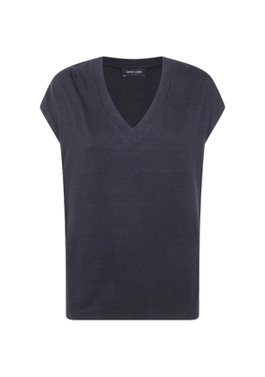 anne claire V-neck T-shirt - Blue