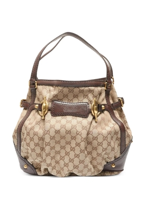 Gucci Pre-Owned 2000s horse-bit canvas tote bag - Neutrals