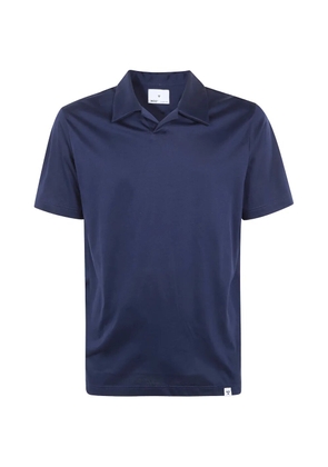 WOC V-neck collared T-shirt - Blue