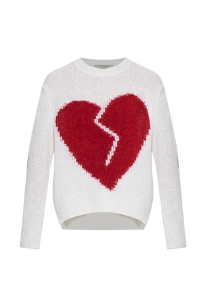 AllSaints Luvheart crew-neck pullover - White
