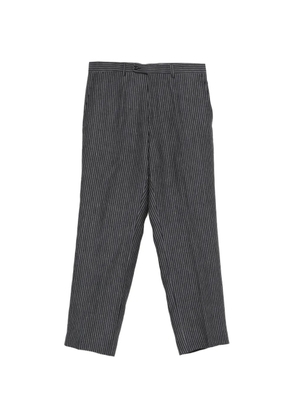 Alexander McQueen Pre-Owned 2000s pinstriped trousers - Blue