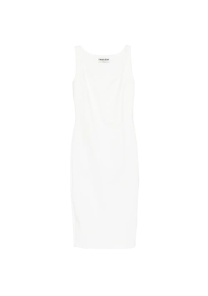 CHIARA BONI La Petite Robe Gilia square-neck midi dress - White