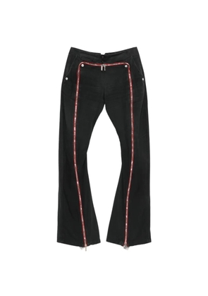 John Galliano Pre-Owned 2000s zip detail trousers - Black
