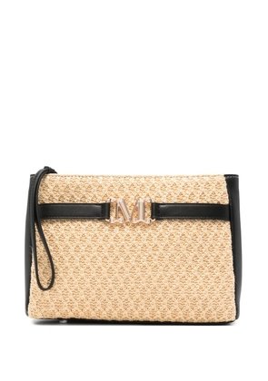 Max Mara BCHMAMBO clutch bag - Neutrals